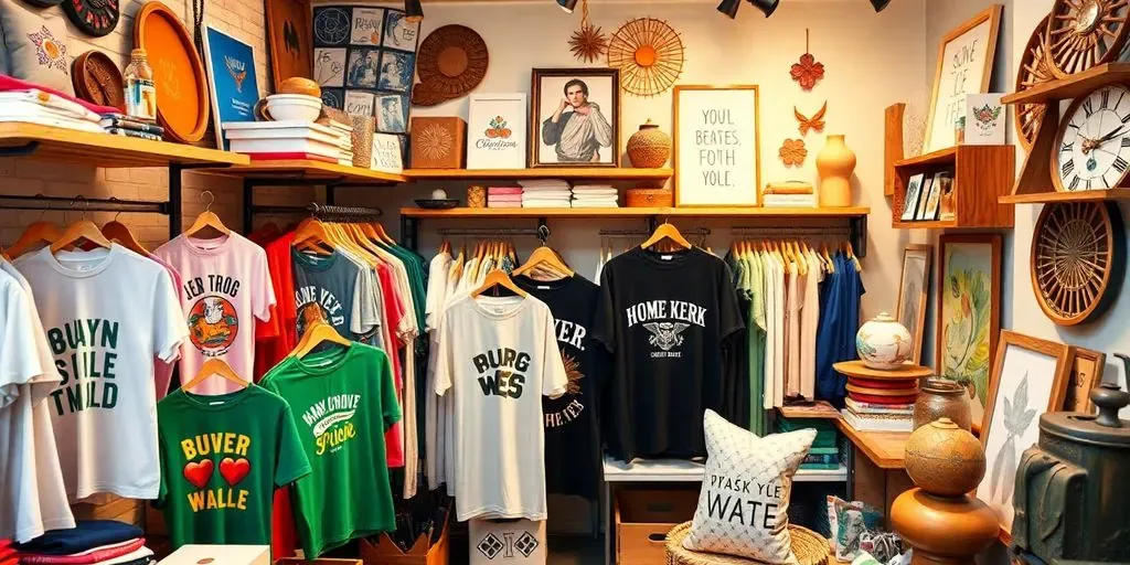 Colorful print-on-demand products for e-commerce success.