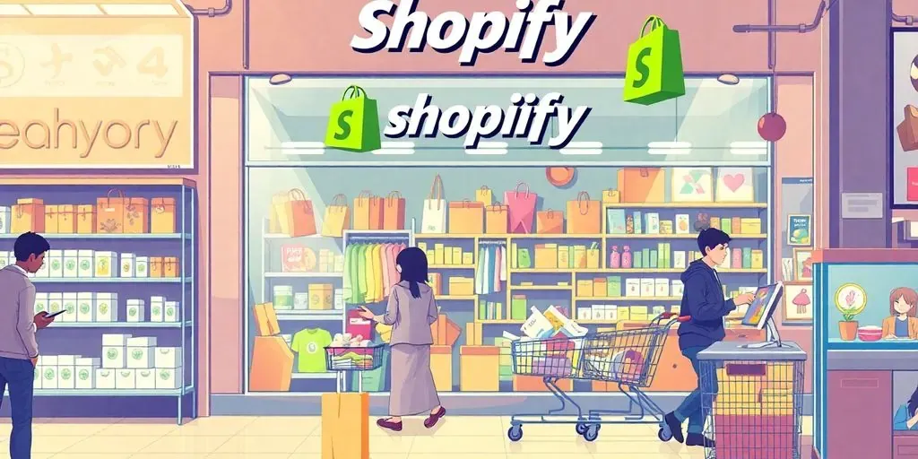 Shopify storefront with diverse products and customers.