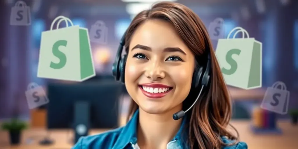 Customer support representative assisting with Shopify inquiries.