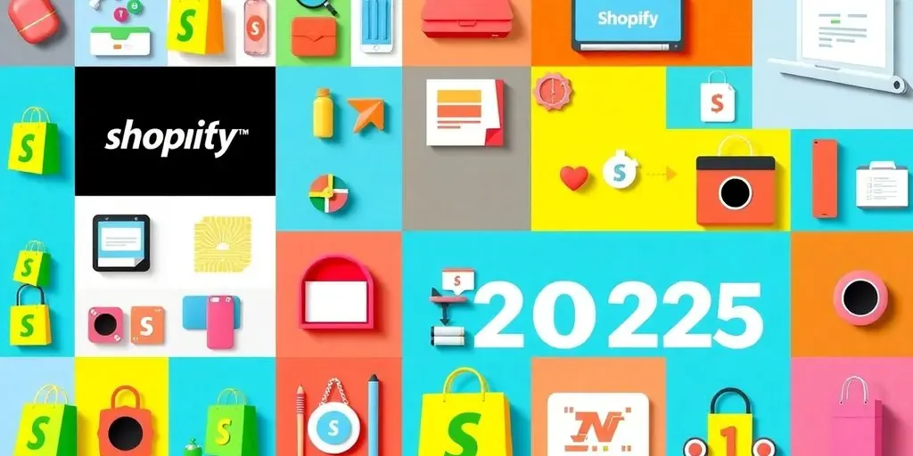 Colorful Shopify products and marketing tools for 2025.