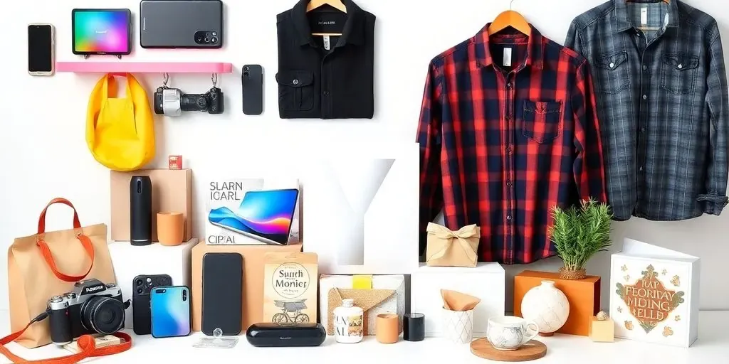 Colorful dropshipping products displayed on a modern background.