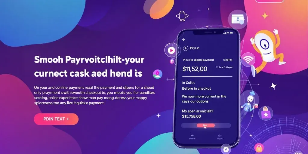 Innovative digital payment interface for seamless online shopping.