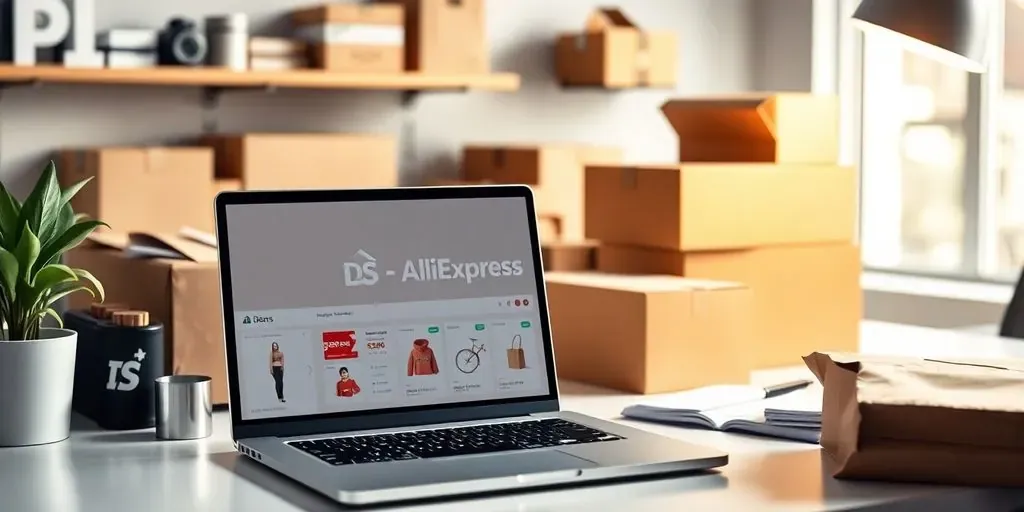 Modern workspace for successful dropshipping with DSers.