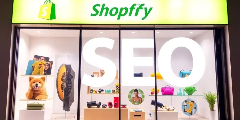 Shopify storefront emphasizing SEO strategies for online success.