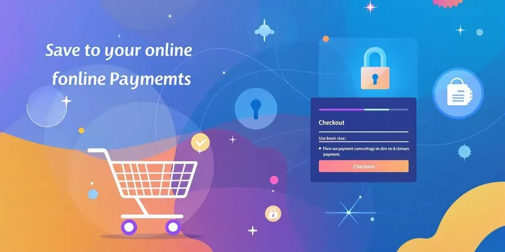 Image of a secure online payment checkout interface.