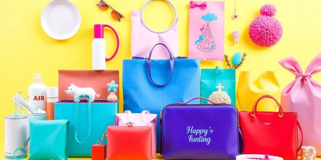 Curated trendy products arranged elegantly for dropshipping.