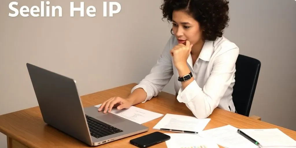 Person using laptop for Shopify customer service support.